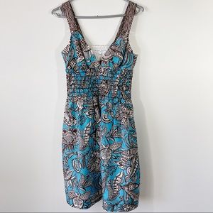 Trina Turk Toucan Obon Dress in Cerulean, 4